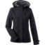 Custom Womens Voyage Hooded Rain Jacket Black