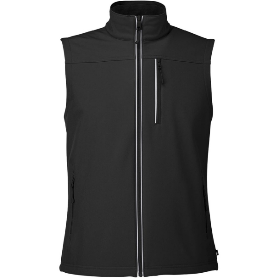 Custom Mens Wavestorm Soft Shell Vest Black