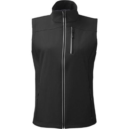 Custom Womens Wavestorm Soft Shell Vest Black