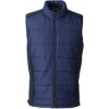 Custom Mens Harbor Puffer Vest Navy/ Navy Heather