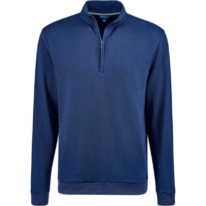 Custom Unisex Explorer Fleece Quarter-Zip Pullover Navy
