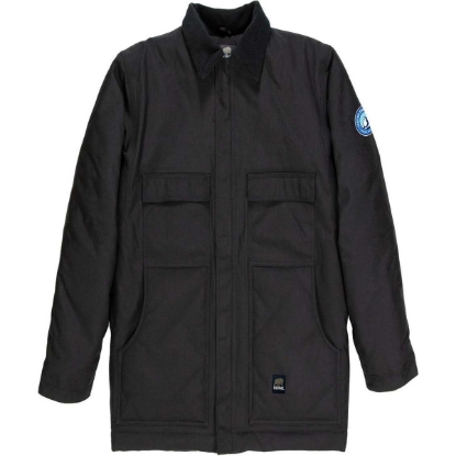 Custom Mens Icecap Insulated Chore Coat Black