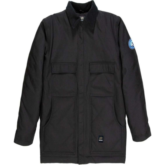 Custom Mens Icecap Insulated Chore Coat Black