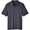 Custom Mens JAQ Snap-Up Stretch Performance Polo Carbon