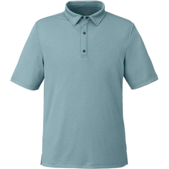 Custom Mens Replay Recycled Pique Polo Opal Blue