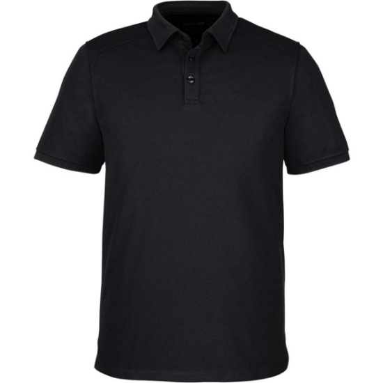 Custom Mens Express Tech Performance Polo Black