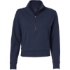 Custom Womens Mantra Half-Zip Ottoman Pullover Classic Navy