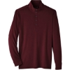 Custom Mens JAQ Stretch Performance Snap-Neck Pullover Burgundy