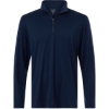 Custom Mens JAQ Stretch Performance Quarter-Zip Classic Navy/ Carbon