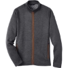 Custom Mens Flux 2.0 Full-Zip Jacket Black Heather/ Orange Soda