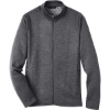 Custom Mens Flux 2.0 Full-Zip Jacket Carbon Heather/ Black