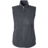 Custom Womens Aura Sweater Fleece Vest Carbon/ Carbon