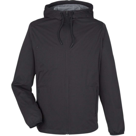 Custom Mens Network Lightweight Jacket Black Heather