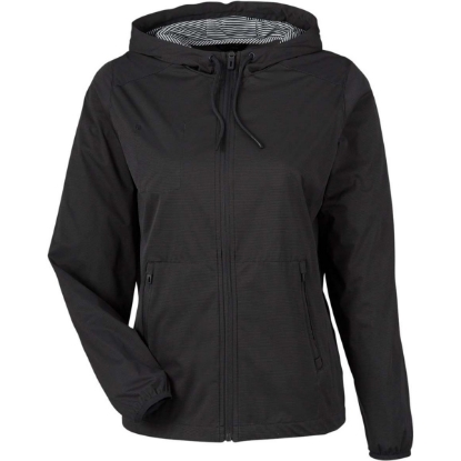Custom Womens Network Lightweight Jacket Black Heather