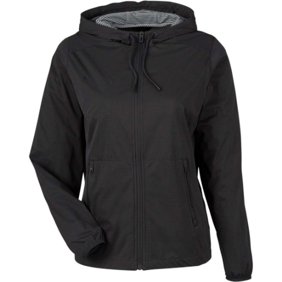 Custom Womens Network Lightweight Jacket Black Heather