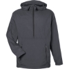 Custom Mens Aura Lightweight Packable Anorak Carbon/ Black