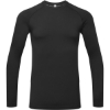 Custom Mens Unstoppable Fresh Long Sleeve Underscrub Base Layer T-Shirt Black