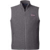 Custom Mens Harbor Fleece Vest Charcoal Heather