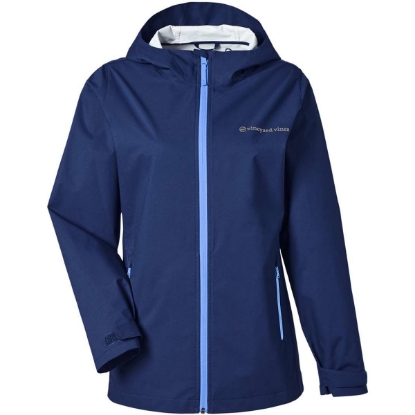 Custom Womens Rain Shell Jacket Deep Bay