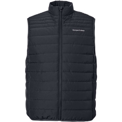 Custom Mens Mountain Weekend Puffer Vest Jet Black