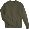 Custom Unisex EcoSmart® Crewneck Sweatshirt Fatigue Green