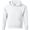 Custom Youth EcoSmart® Hooded Sweatshirt White