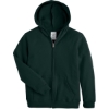 Custom Youth EcoSmart® Full-Zip Hooded Sweatshirt Deep Forest