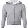 Custom Youth EcoSmart® Full-Zip Hooded Sweatshirt Light Steel