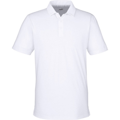 Custom Mens Bandon Polo Bright White