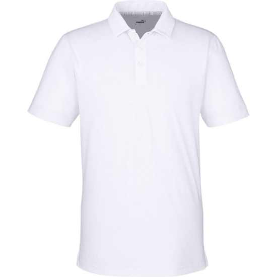 Custom Mens Bandon Polo Bright White