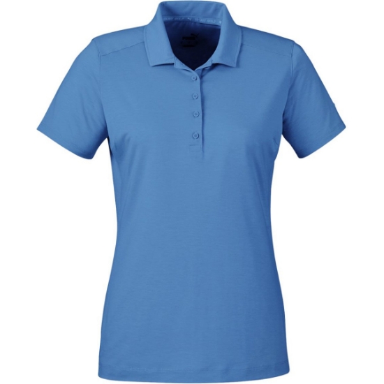 Custom Womens Bandon Polo Lake Blue