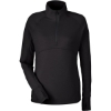 Custom Womens Bandon Quarter-Zip Pullover Puma Black