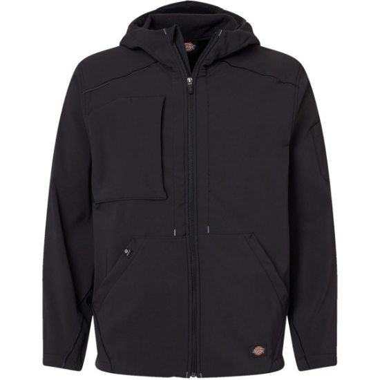 Custom Mens Protect Hooded Jacket Black