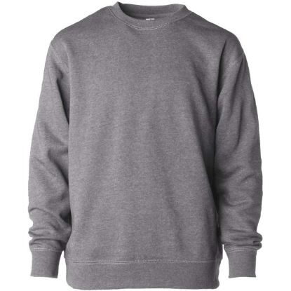 Custom Toddler Lightweight Special Blend Crewneck Sweatshirt Nickel