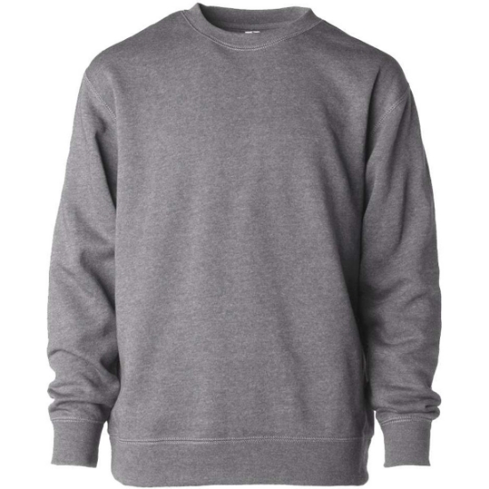 Custom Toddler Lightweight Special Blend Crewneck Sweatshirt Nickel