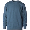 Custom Toddler Lightweight Special Blend Crewneck Sweatshirt Storm Blue Heather