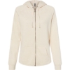Custom Womens California Wave Wash Full-Zip Hooded Sweatshirt Bone