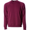Custom Unisex Special Blend Raglan Crewneck Sweatshirt Maroon