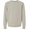 Custom Unisex Midweight Pigment-Dyed Crewneck Sweatshirt Pigment Cement