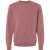 Custom Unisex Midweight Pigment-Dyed Crewneck Sweatshirt Pigment Maroon