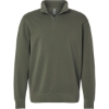 Custom Unisex Pigment-Dyed Quarter-Zip Pullover Pigment Army