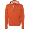 Custom Unisex Midweight French Terry Hooded Sweatshirt Burnt Orange Heather