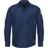 Custom Mens iQ Series® Endurance Work Shirt Navy