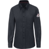Custom Womens iQ Series® Comfort Woven Lightweight Shirt Navy