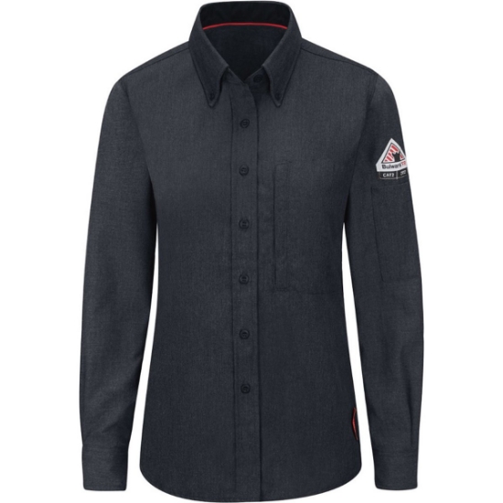 Custom Womens iQ Series® Comfort Woven Lightweight Shirt Navy