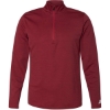 Custom Mens Striated Quarter-Zip Pullover True Red