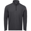 Custom Mens Performance Cadet Collar Quarter-Zip Pullover Carbon