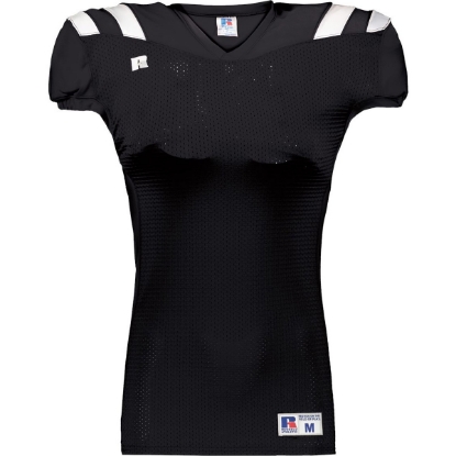 Custom Youth Canton Football Jersey Black/ White