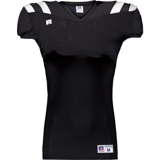 Custom Youth Canton Football Jersey Black/ White