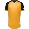 Custom Youth Classic V-Neck Jersey Gold/ Black/ White